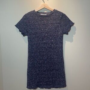 Korean Knit Purpple Mini Dress💜